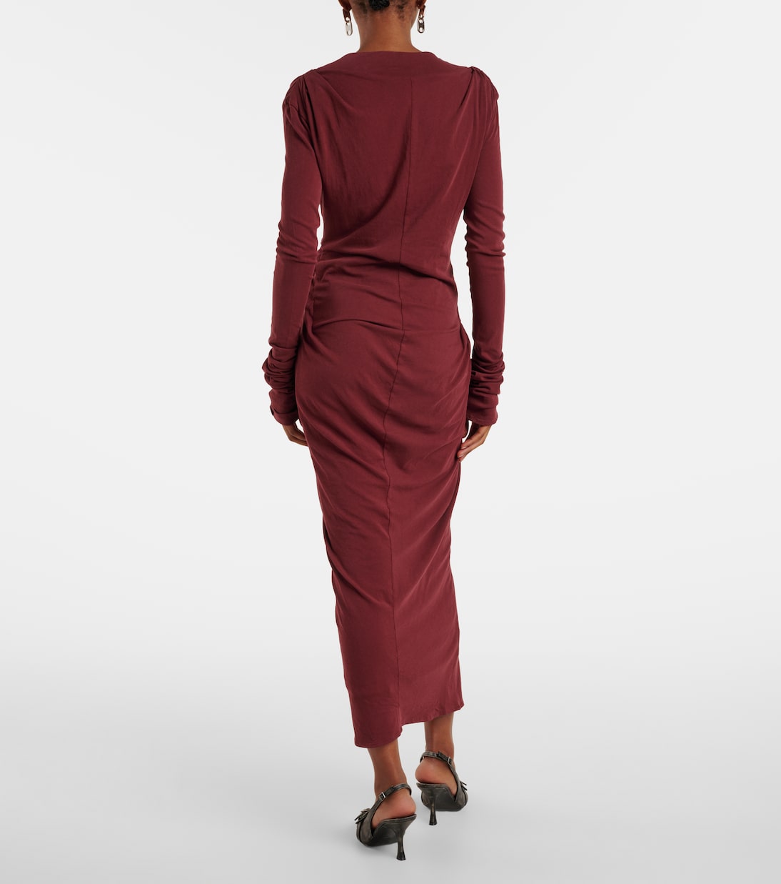 Robe longue en coton mélangé | Entire Studios