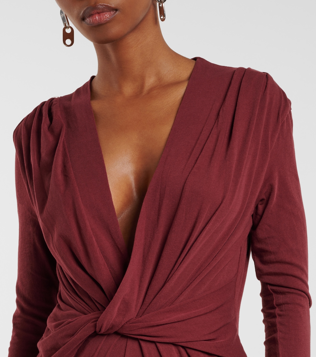 Robe longue en coton mélangé | Entire Studios