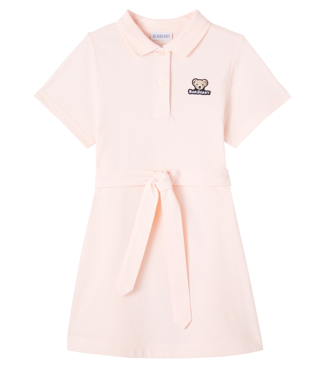 Abito Thomas Bear in piqué di cotone | Burberry Kids