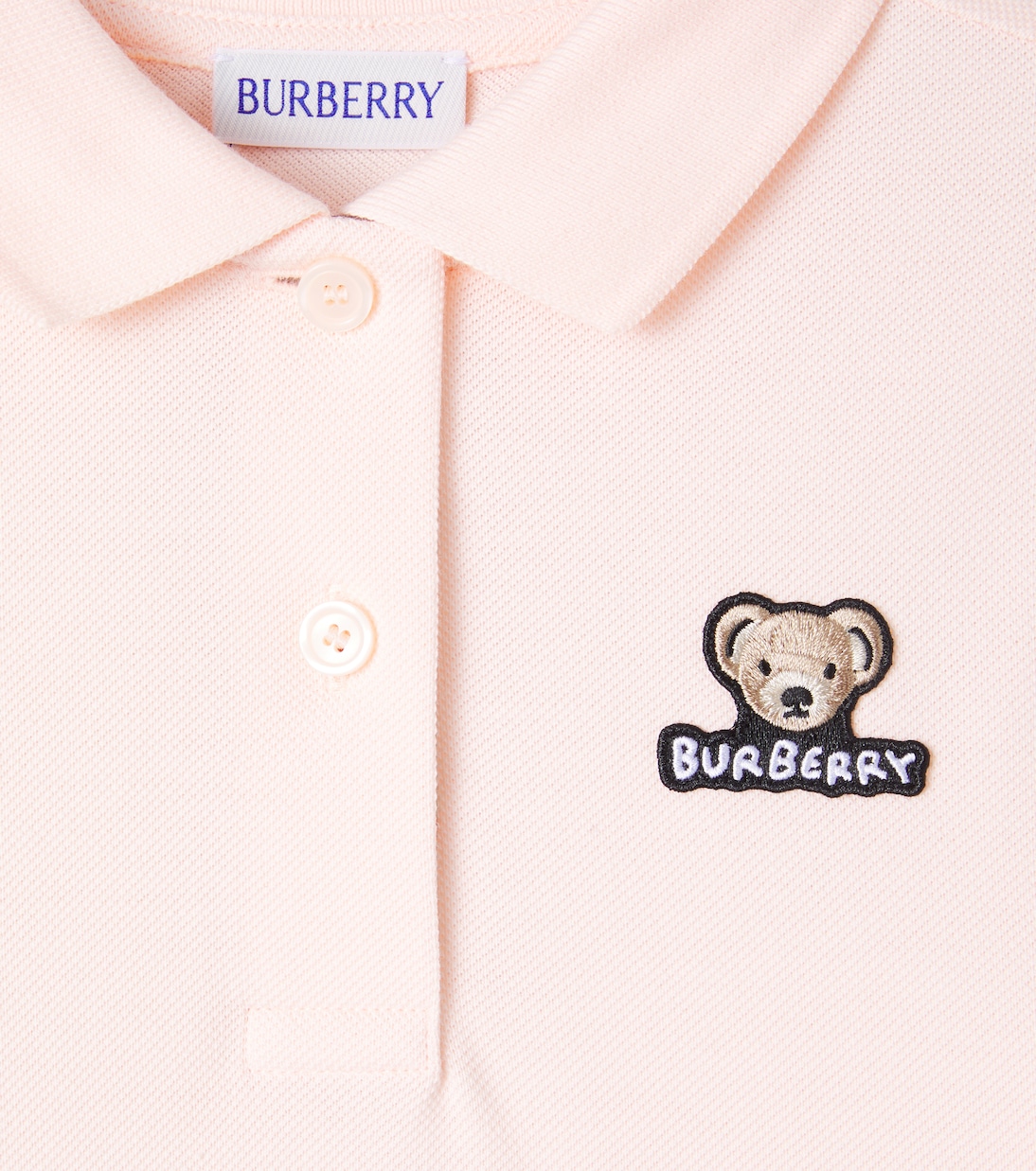 Abito Thomas Bear in piqué di cotone | Burberry Kids