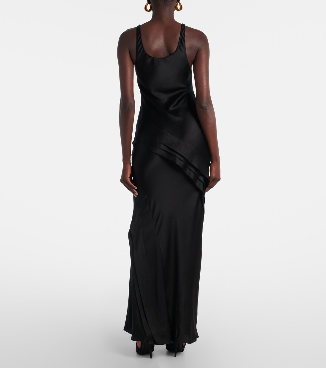 Silk satin slip dress | Saint Laurent