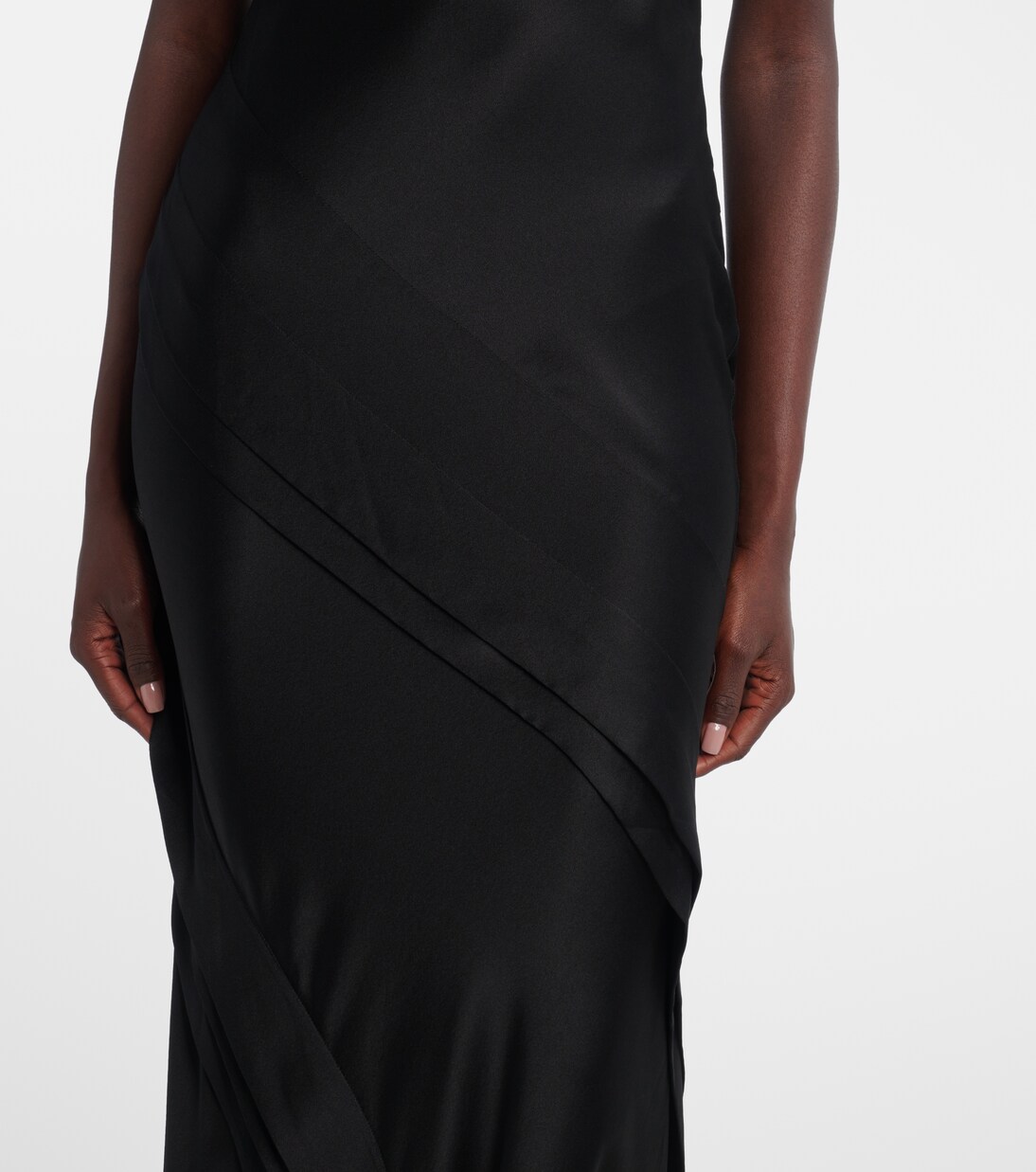 Silk satin slip dress | Saint Laurent