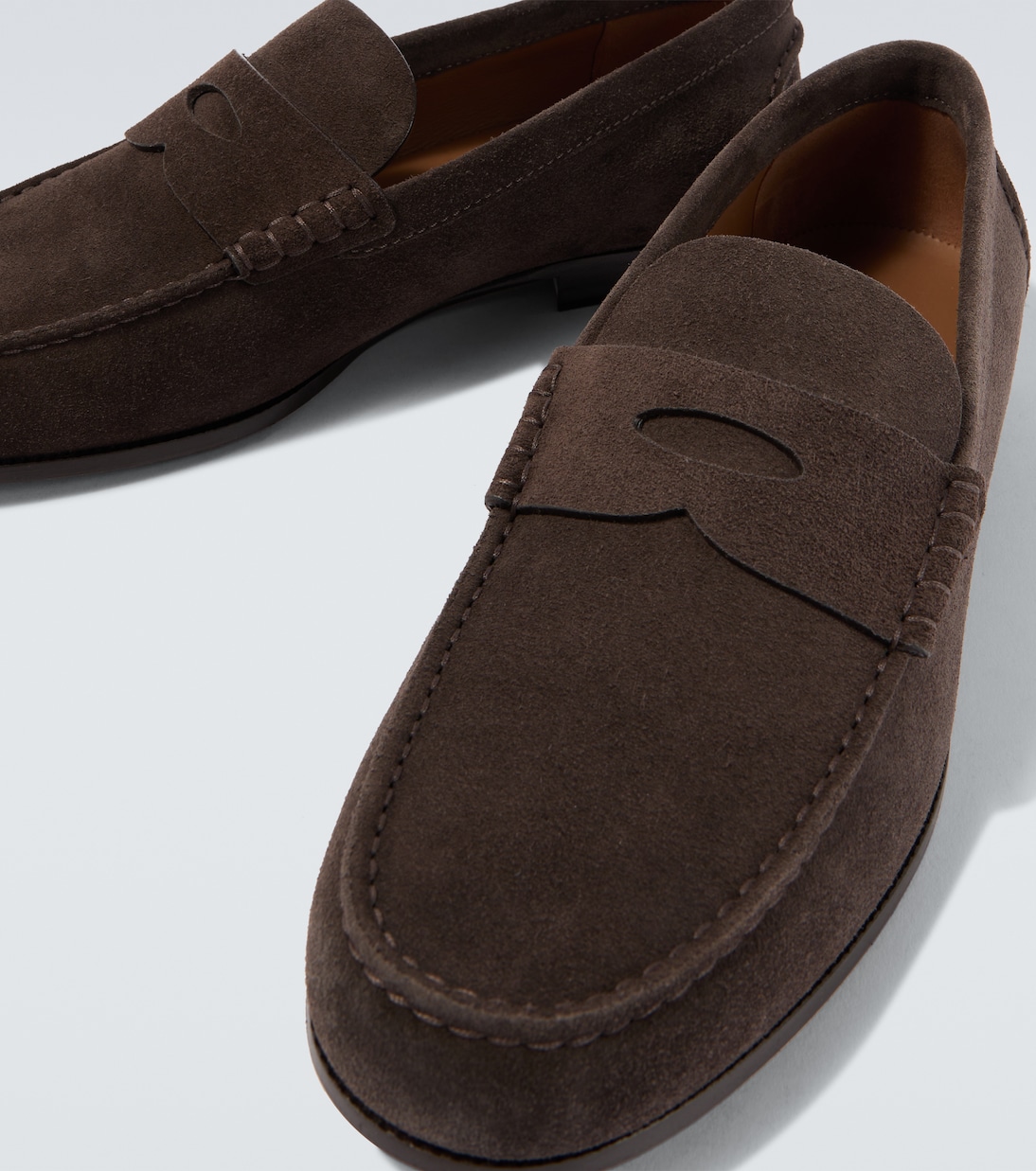 Suede penny loafers | Dunhill