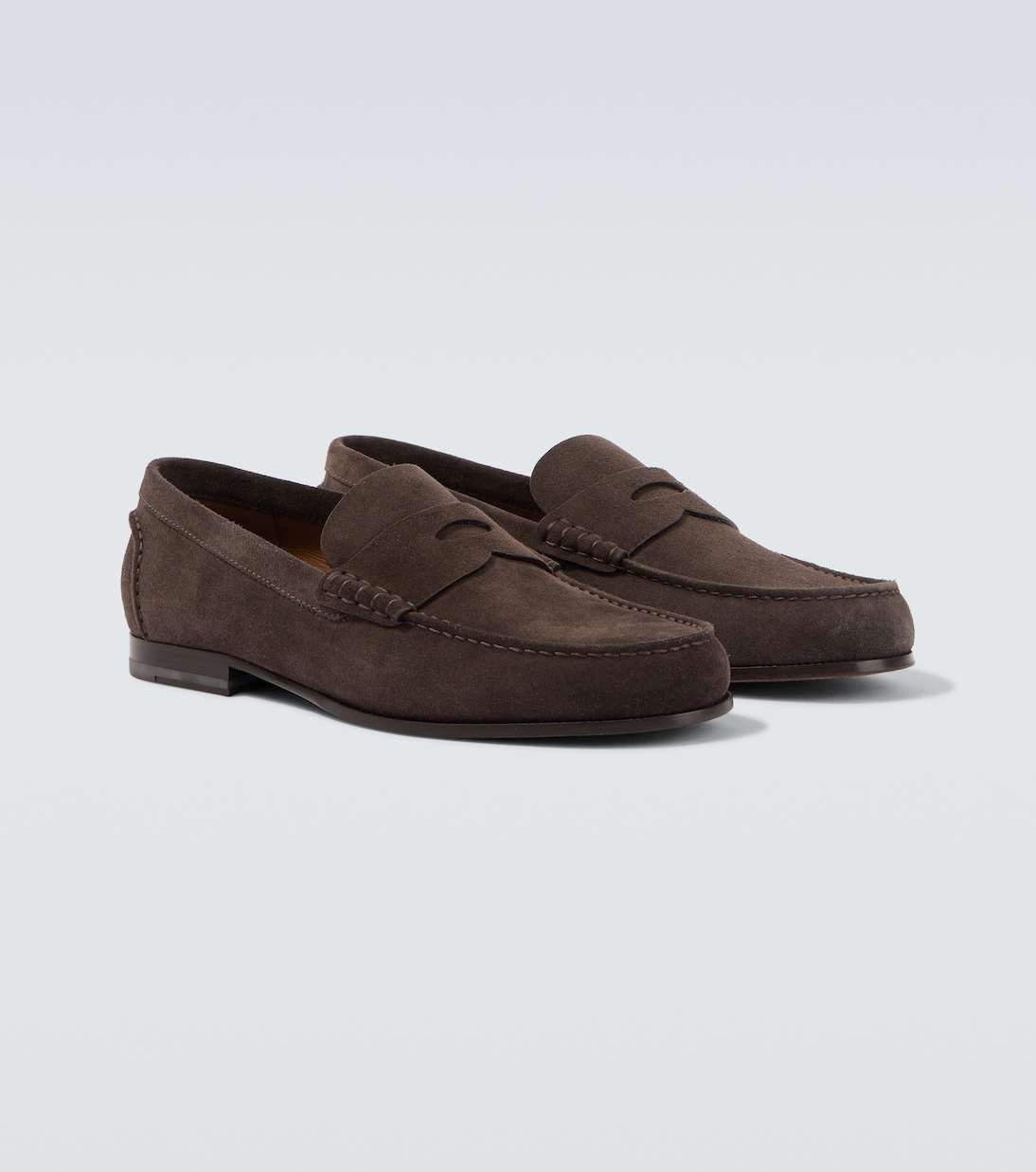 Suede penny loafers | Dunhill