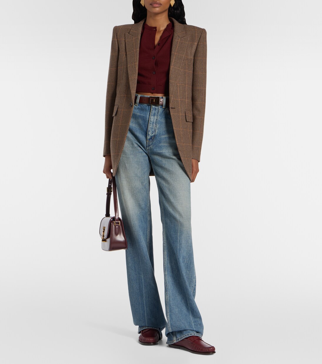 Laurent leather penny loafers | Saint Laurent