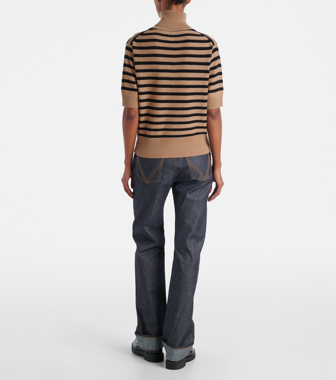 Striped wool and cashmere sweater | Jardin des Orangers