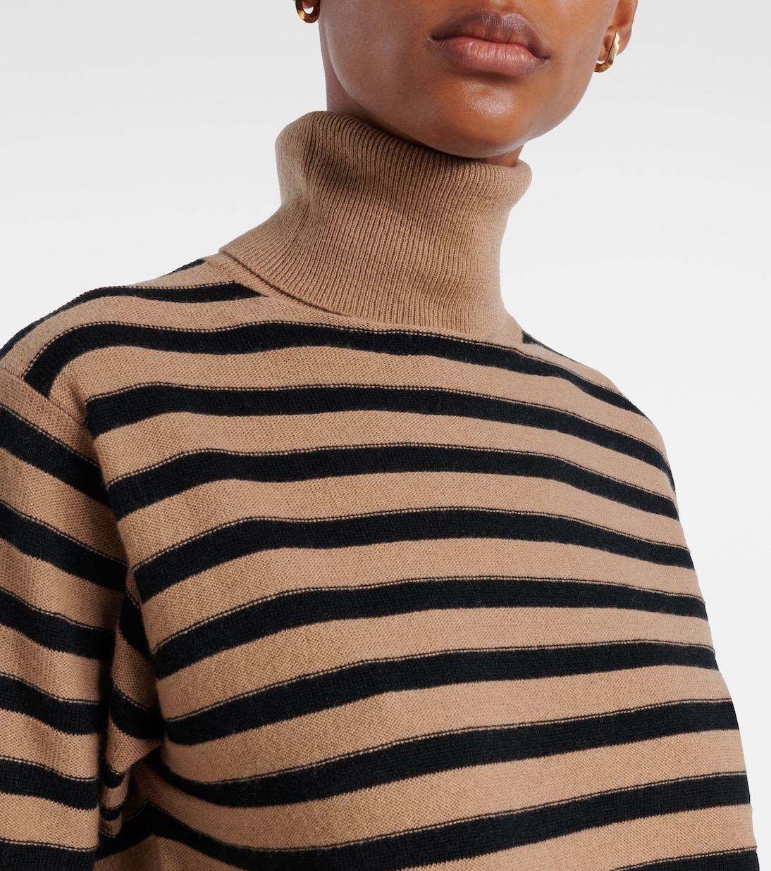 Striped wool and cashmere sweater | Jardin des Orangers