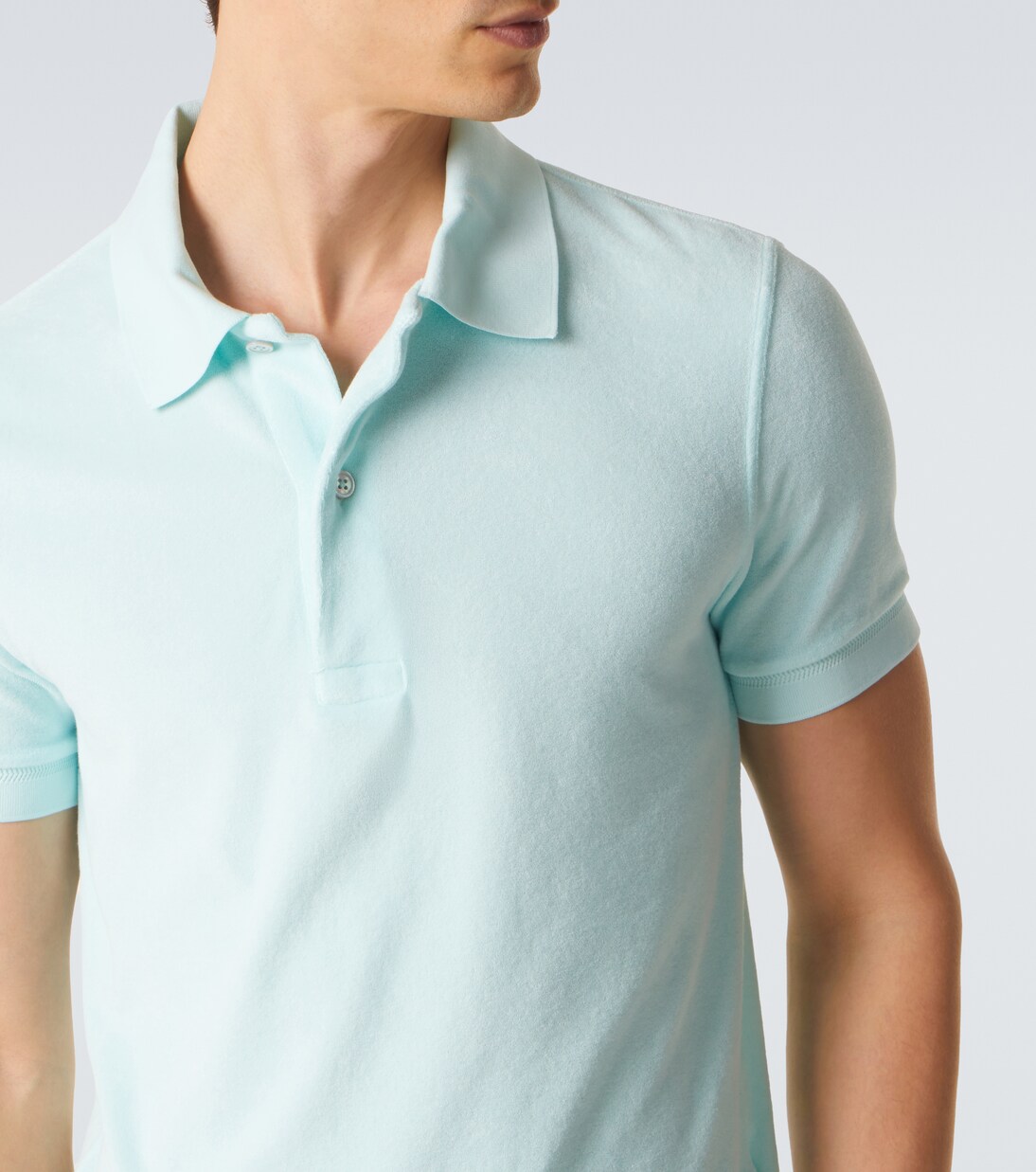 Polo de rizo en mezcla de algodón | Tom Ford