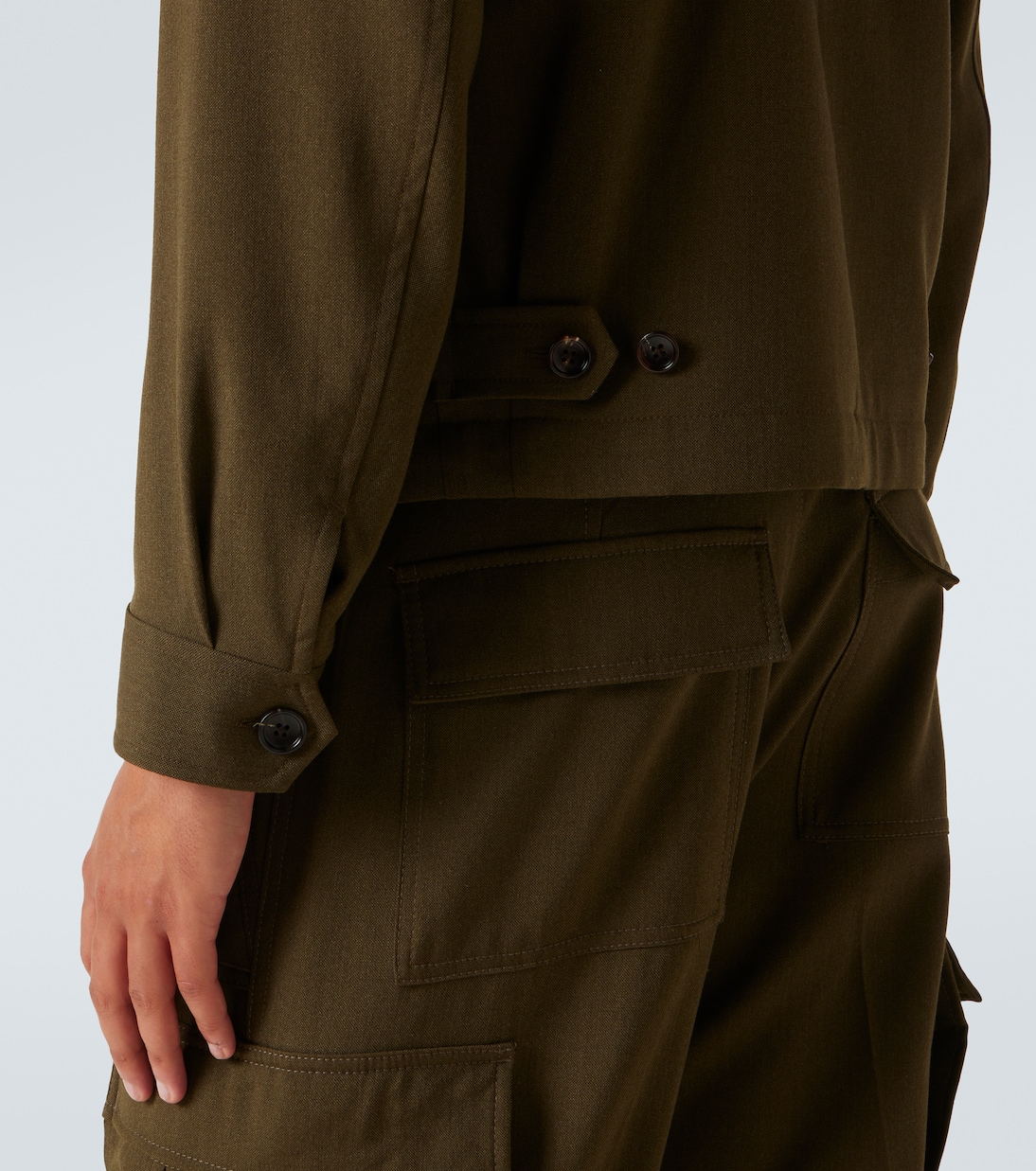 Wool, cashmere, and silk blouson jacket | Tom Ford