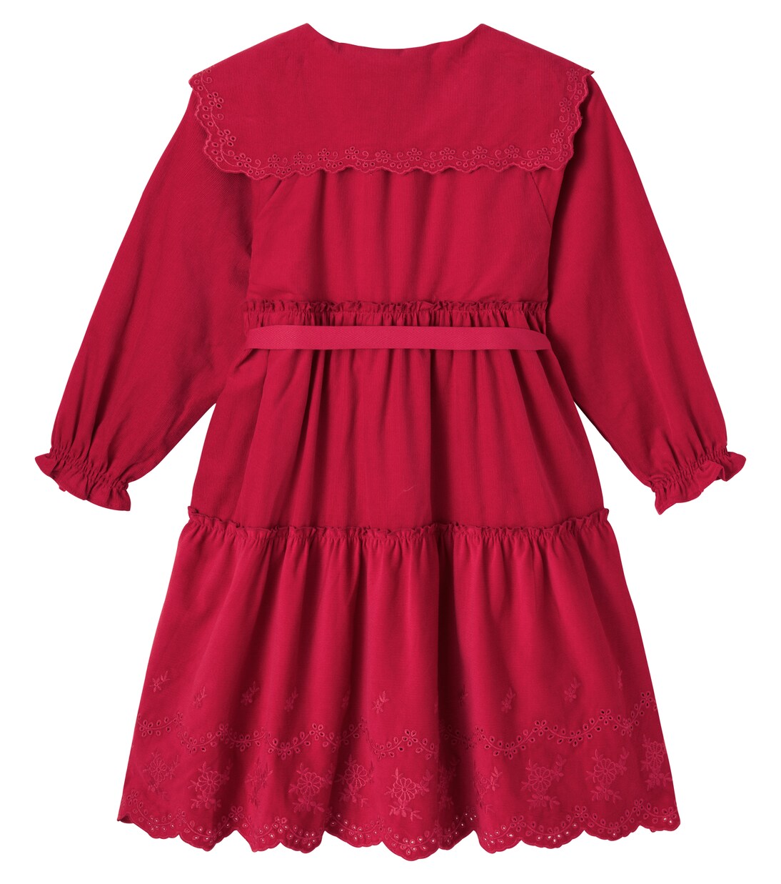 Manola belted embroidered cotton dress | C'era Una Volta
