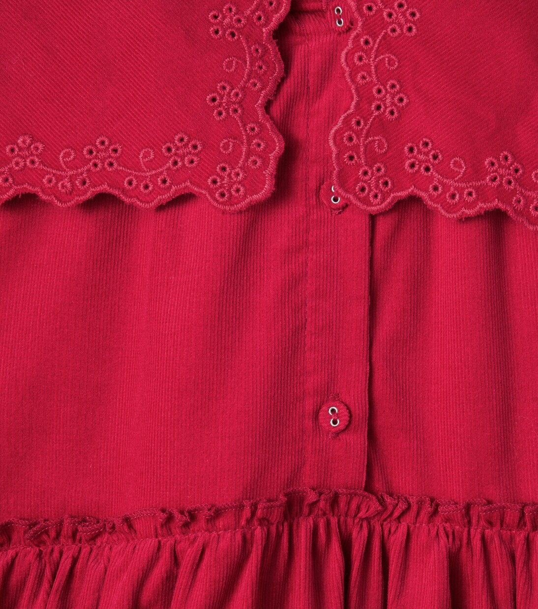 Manola belted embroidered cotton dress | C'era Una Volta