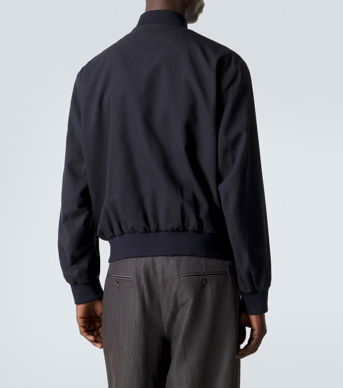 Chaqueta bomber en mezcla de algodón | Giorgio Armani