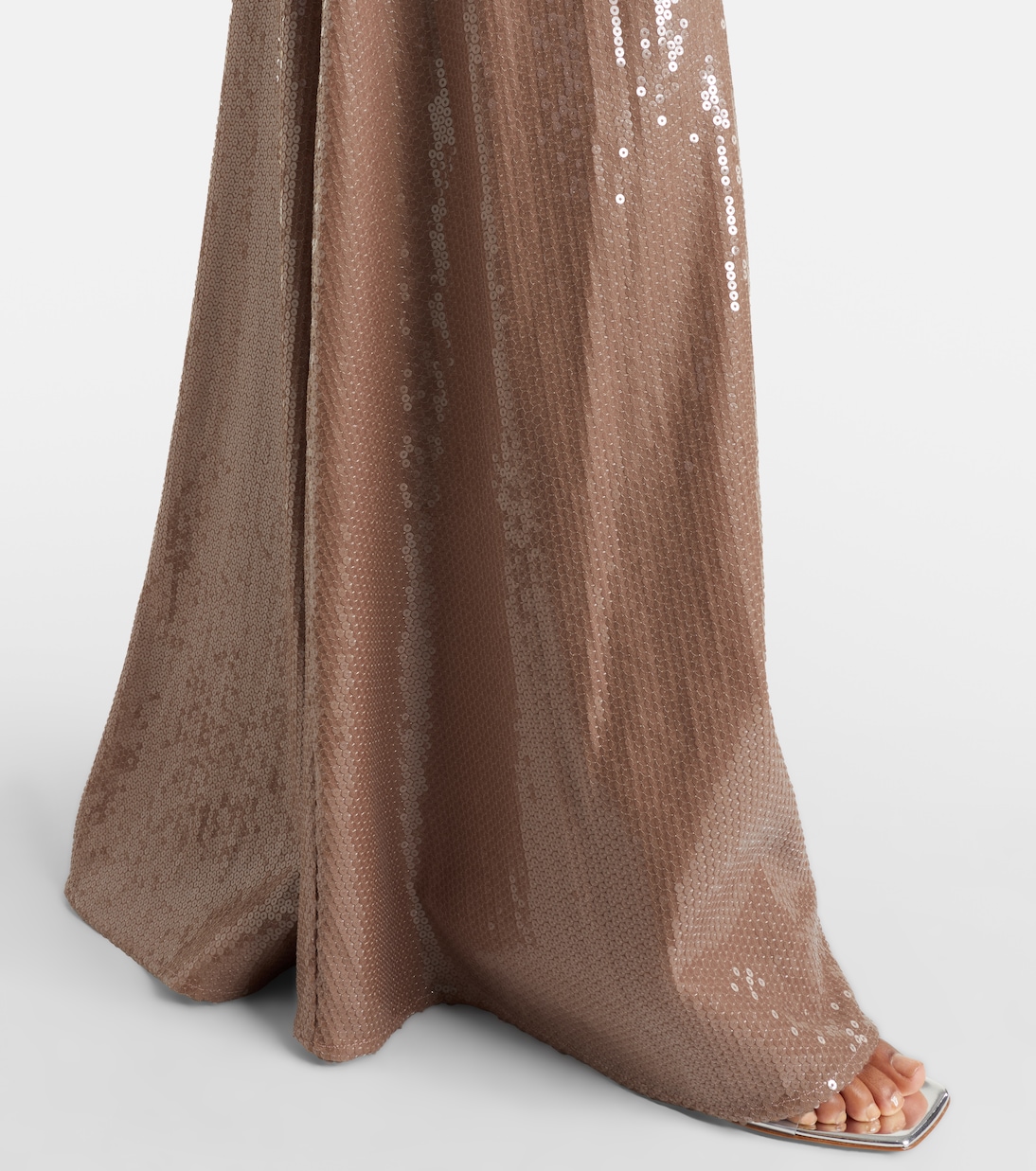 Robe longue bustier à sequins | Alex Perry