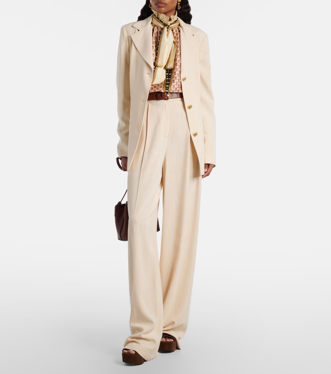 Weite High-Rise-Hose | Etro