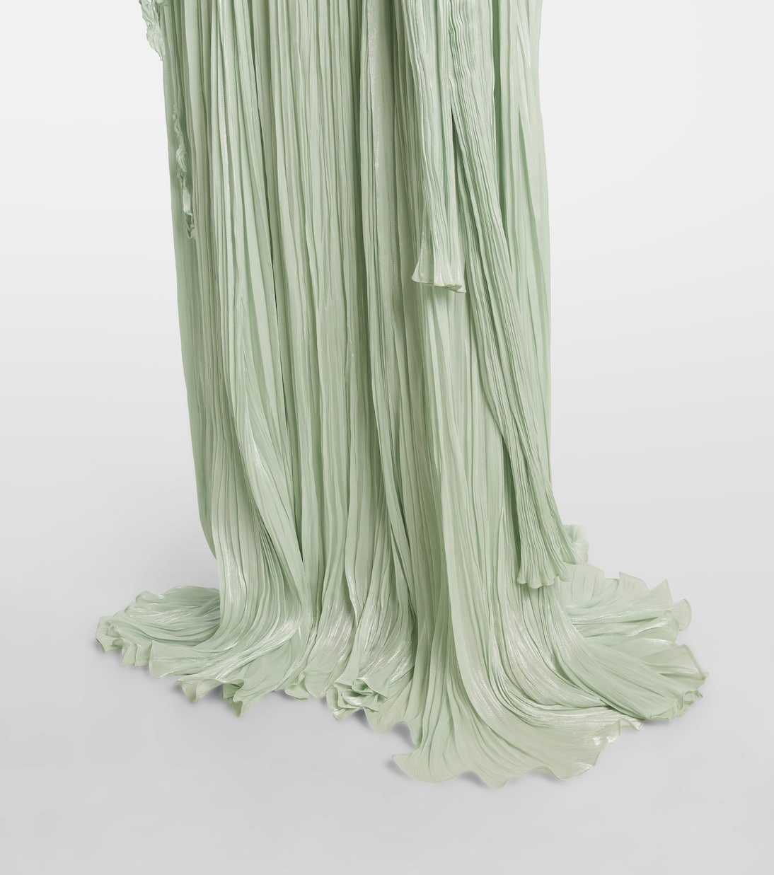 Vestido de fiesta fruncido con peplum | Marmar Halim