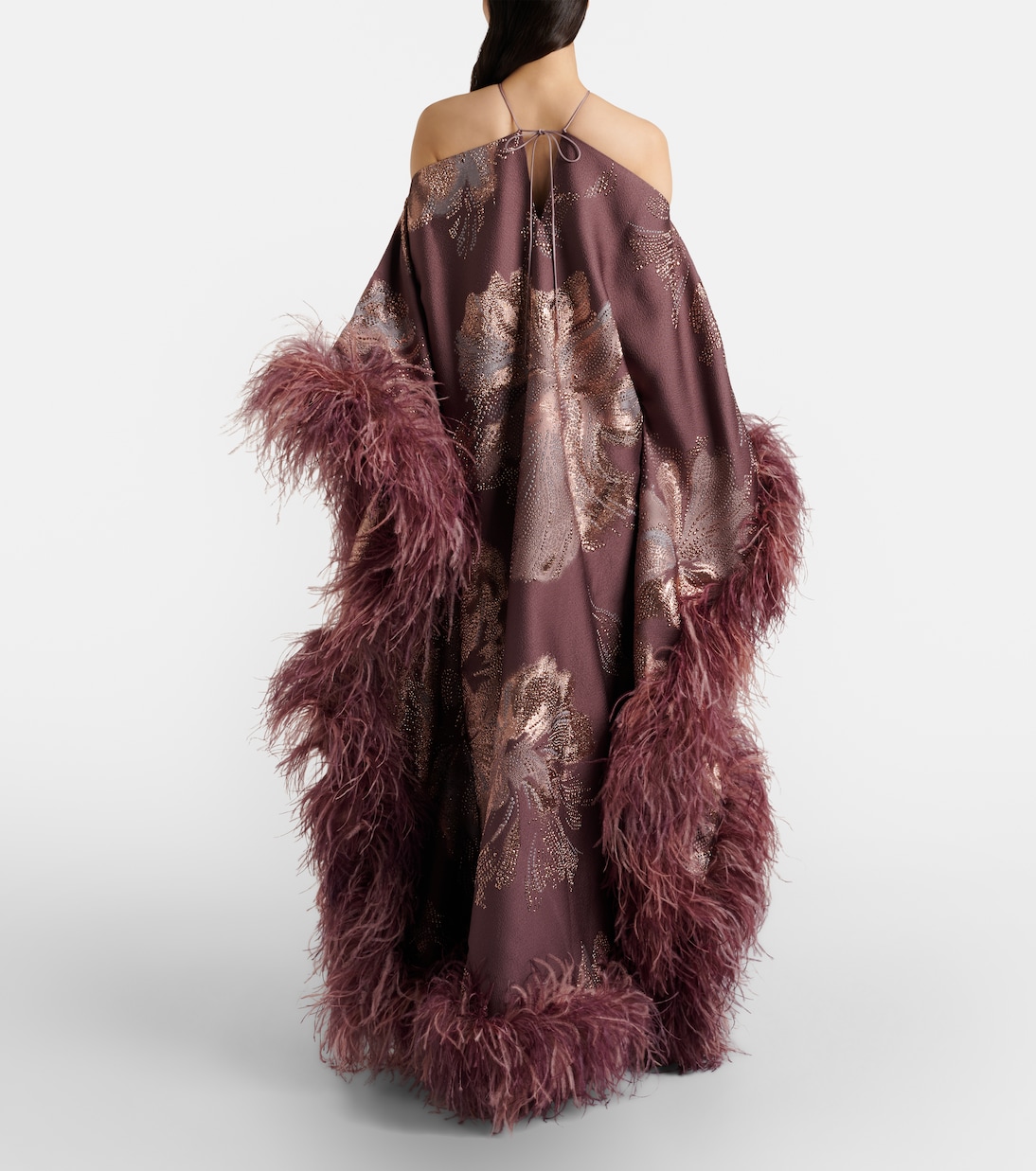 Kaftan Sza Sza Bloom mit Fil Coupé | Taller Marmo