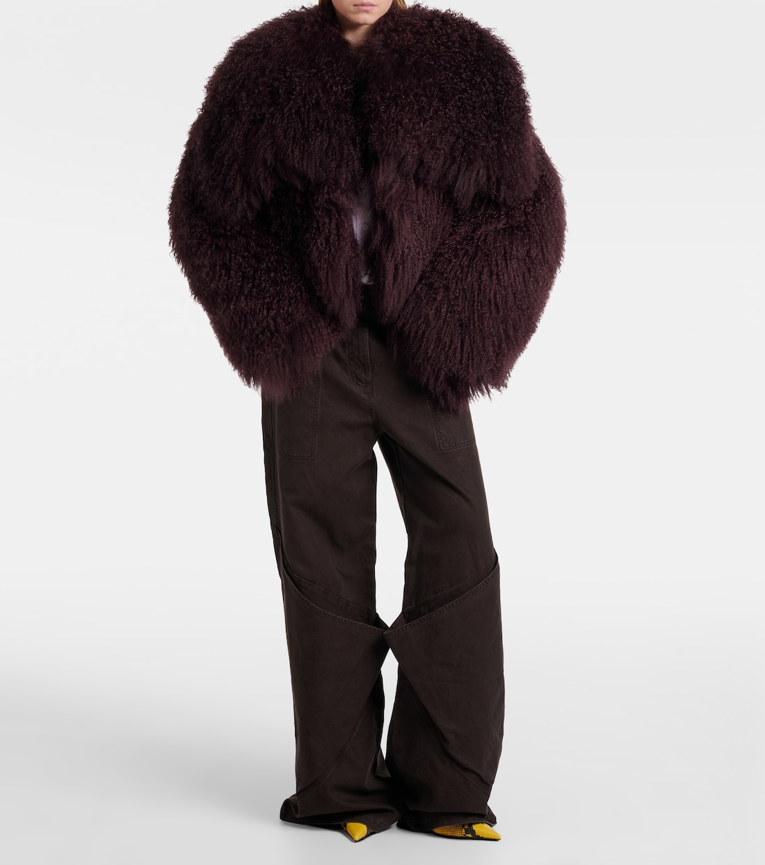 Wedges Cheope 105 aus Leder | The Attico