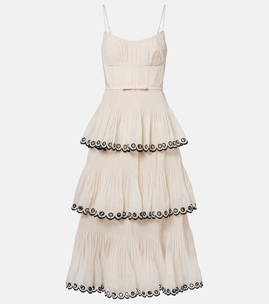 Embroidered bustier dress | Zimmermann
