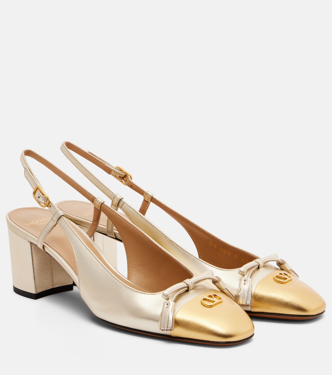 Valet Du Roi 60 leather slingback pumps | Valentino Garavani