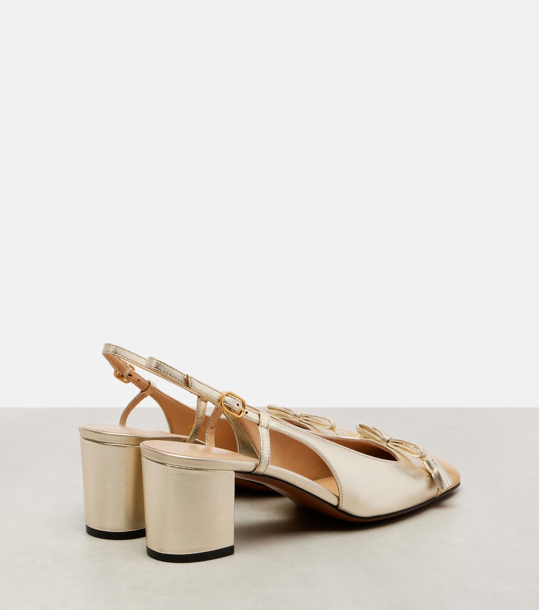 Valet Du Roi 60 leather slingback pumps | Valentino Garavani