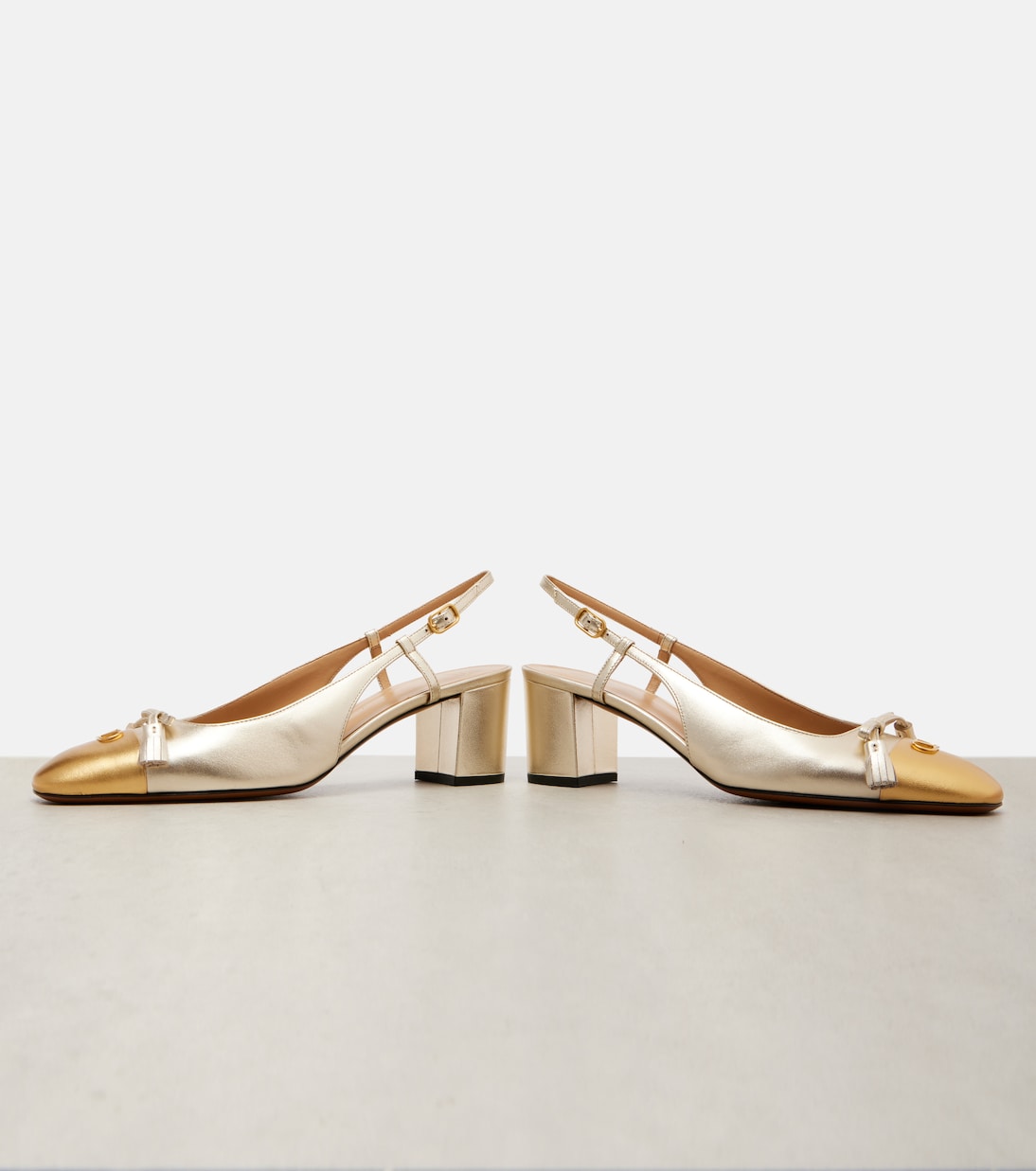 Valet Du Roi 60 leather slingback pumps | Valentino Garavani