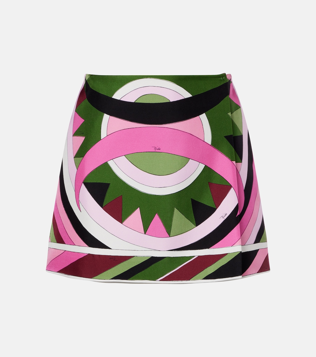Vivara silk satin miniskirt | Pucci