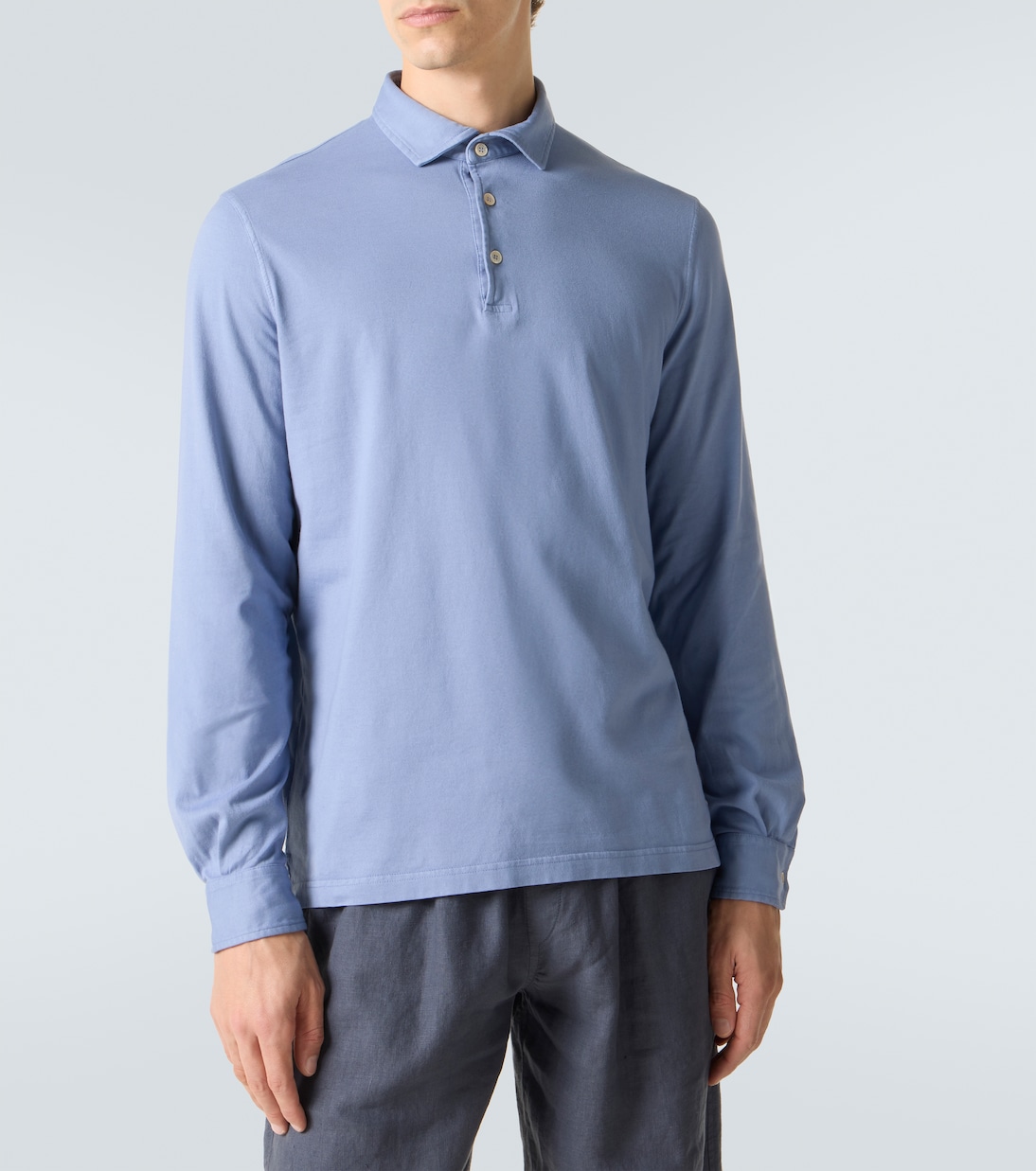 Zero cotton jersey polo shirt | Fedeli