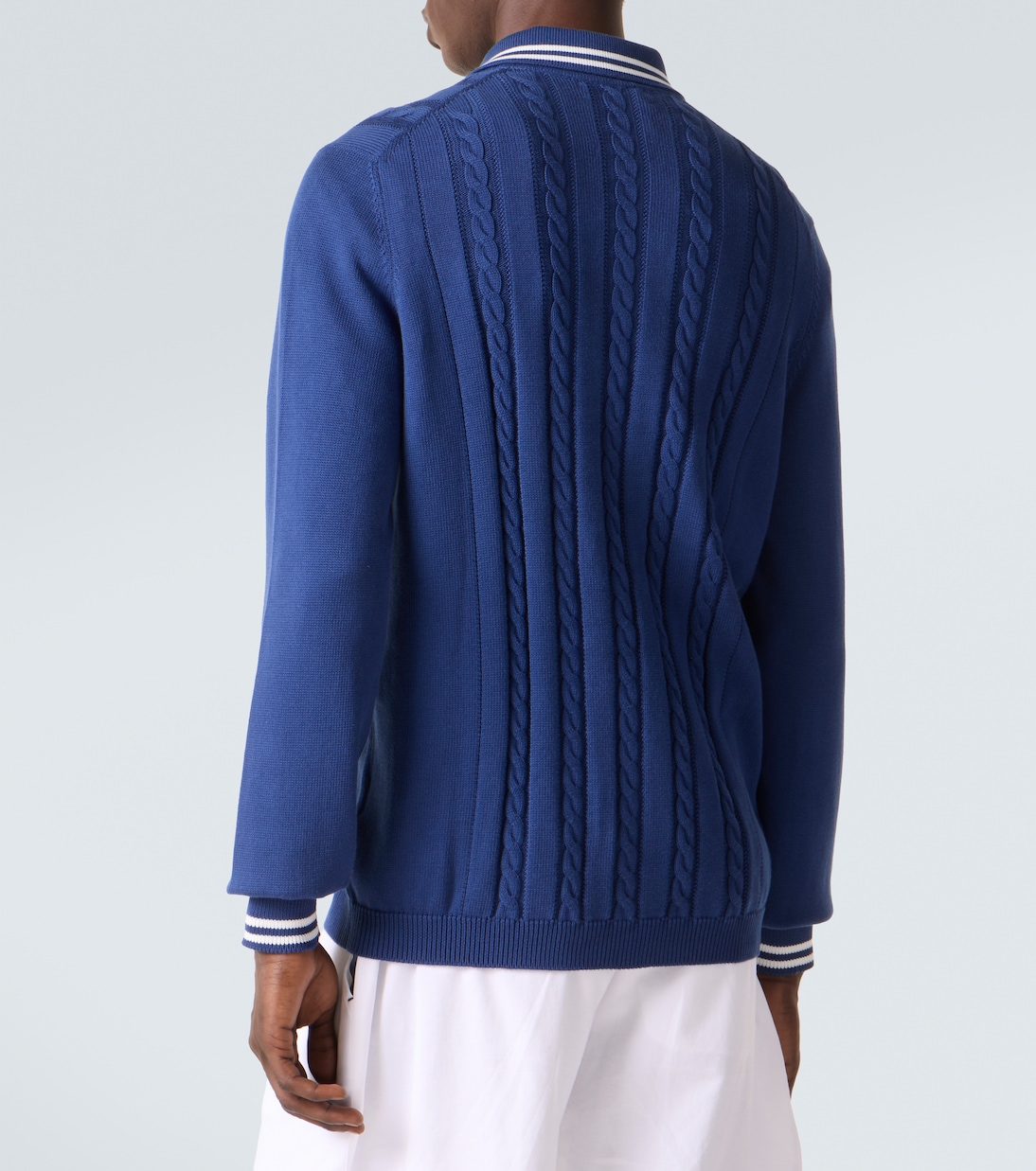 Cardigan brodé en coton | Brunello Cucinelli