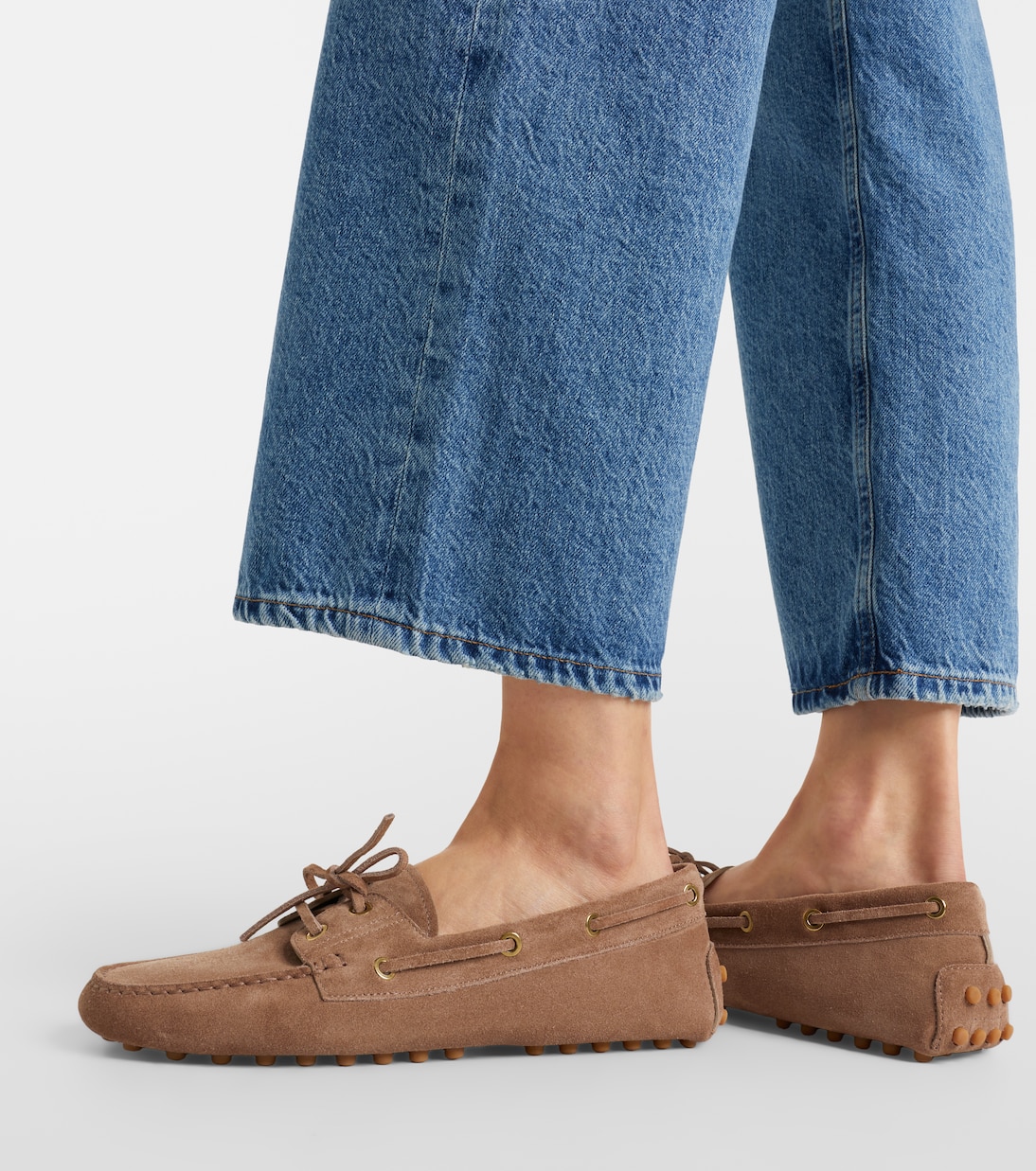 Segelschuhe aus Veloursleder | Tod's