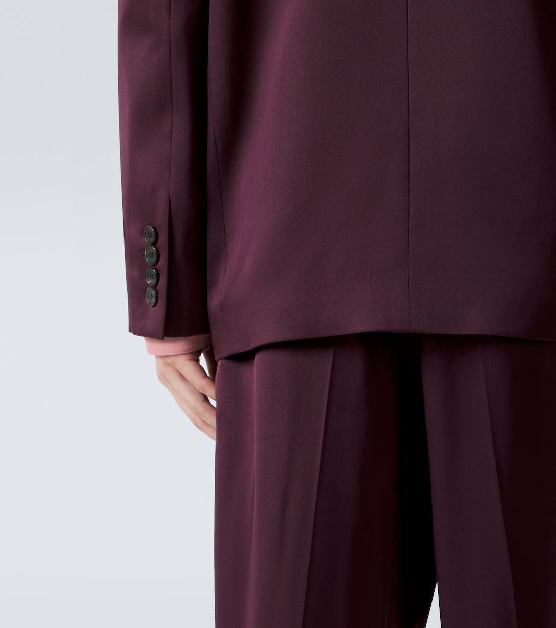 Anzugjacke aus Seidensatin | Saint Laurent