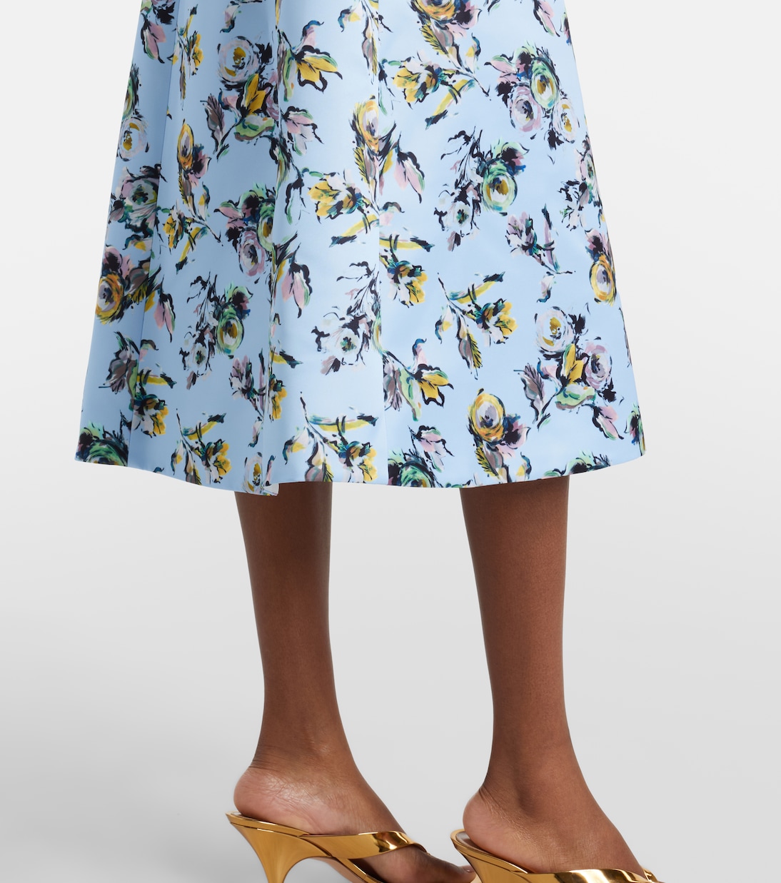 Abella floral satin cocktail dress | Emilia Wickstead