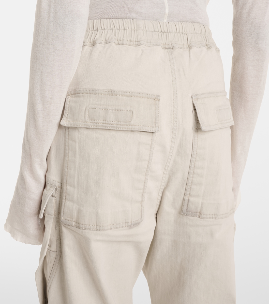 Jumbo cotton-blend cargo pants | Rick Owens