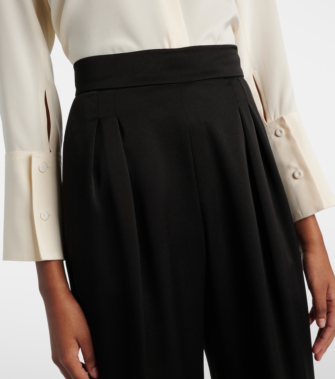 Weite Hose Divo aus Satin | Max Mara