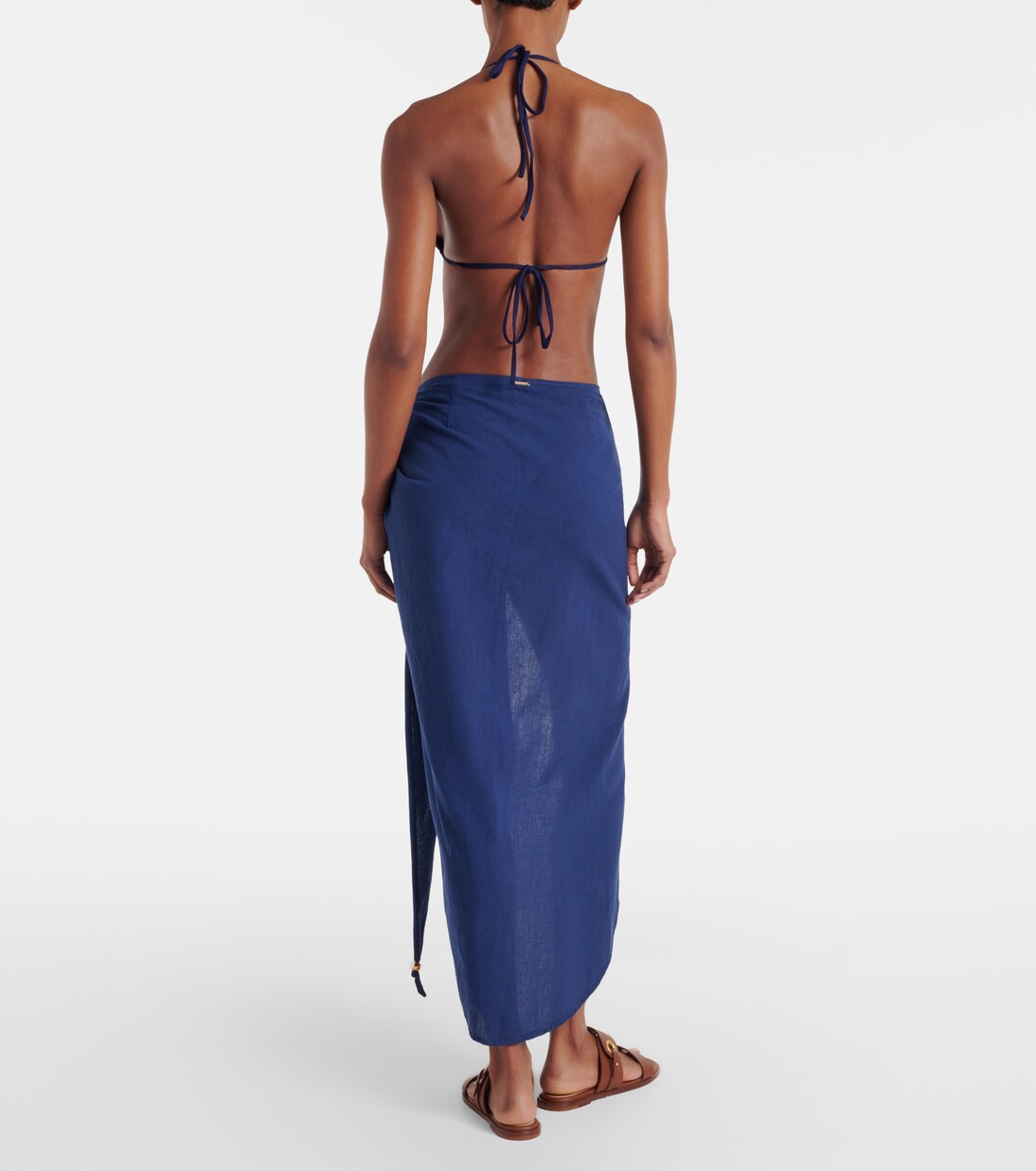 Pareo Winnie CR de algodón y lino | Melissa Odabash