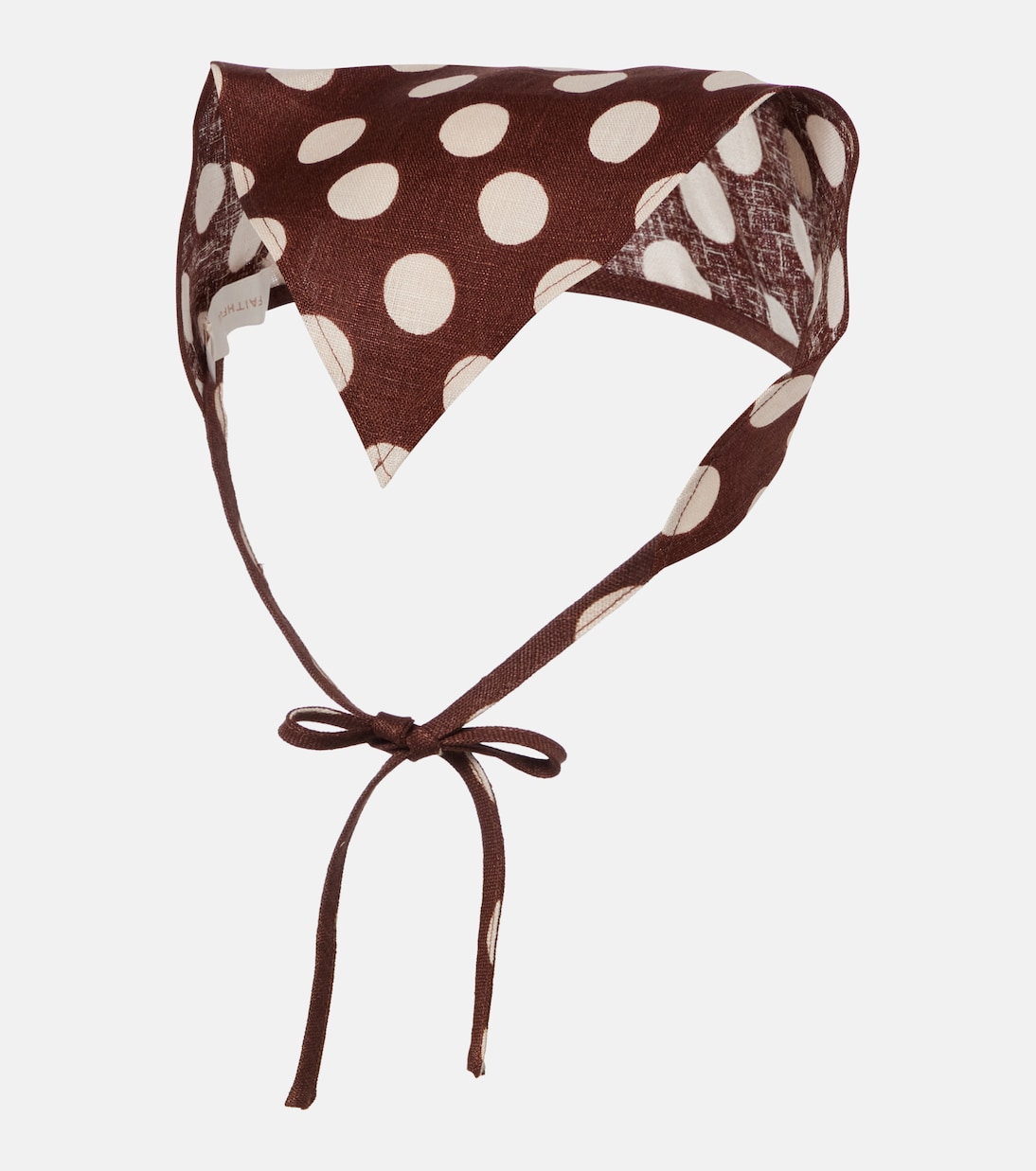 Pañuelo Simona de lino con lunares | Faithfull