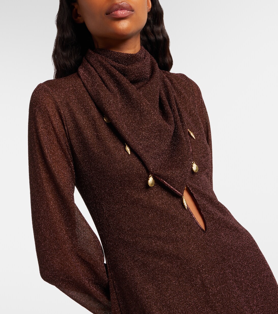 Lumière embellished scarf | Oséree