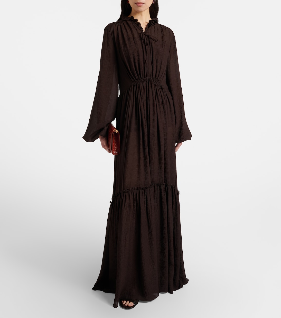 Robe longue Lotus | Joseph