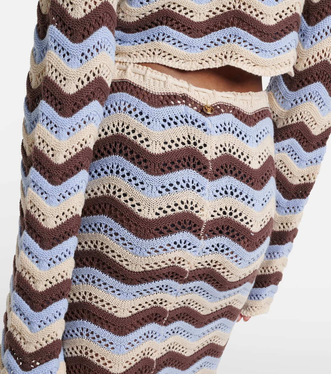 Maxirock Helena aus einem Baumwollgemisch | Bananhot