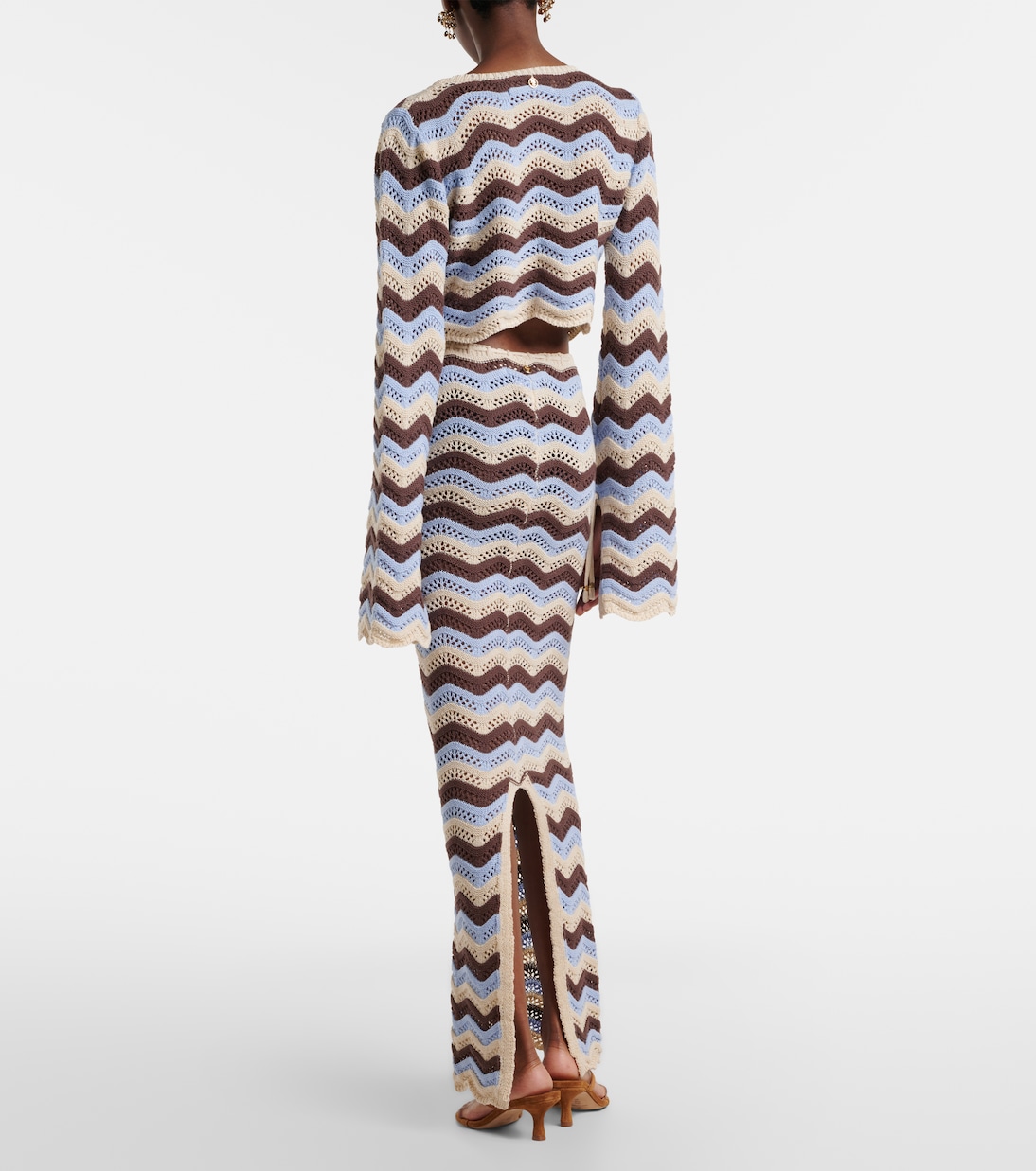 Maxirock Helena aus einem Baumwollgemisch | Bananhot