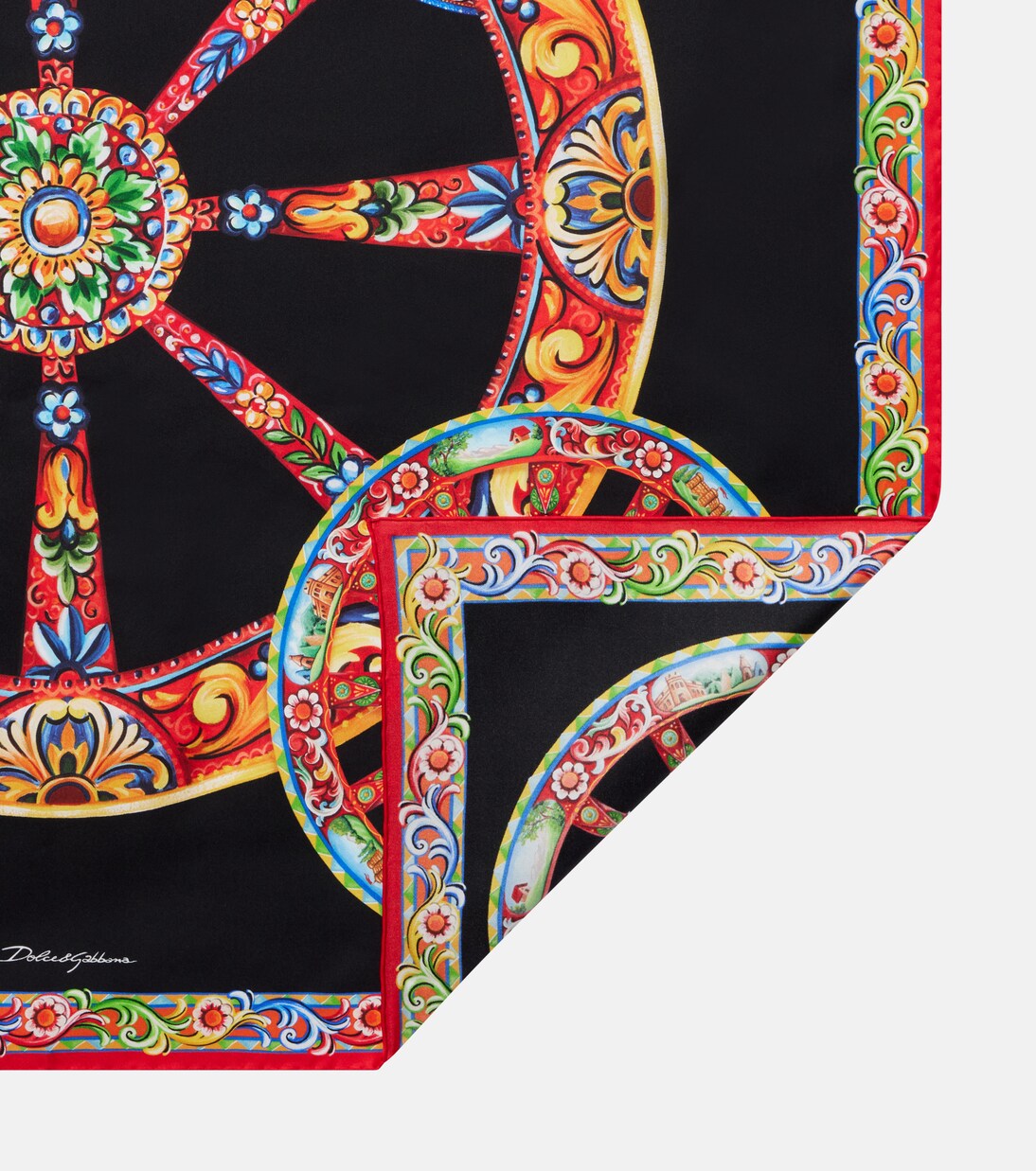 Carretto silk twill scarf | Dolce&Gabbana