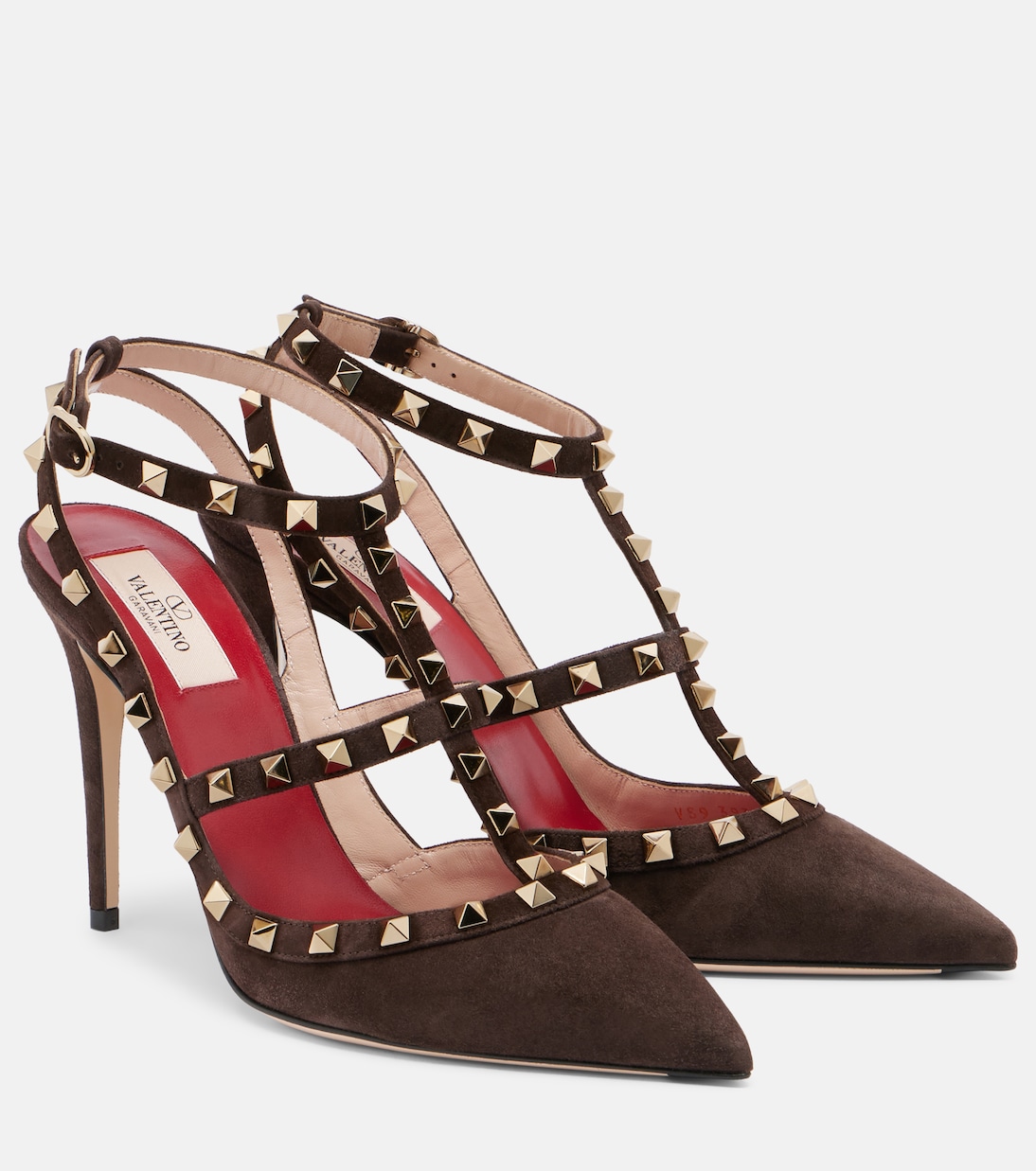 Rockstud 스웨이드 슬링백 펌프스 | Valentino Garavani