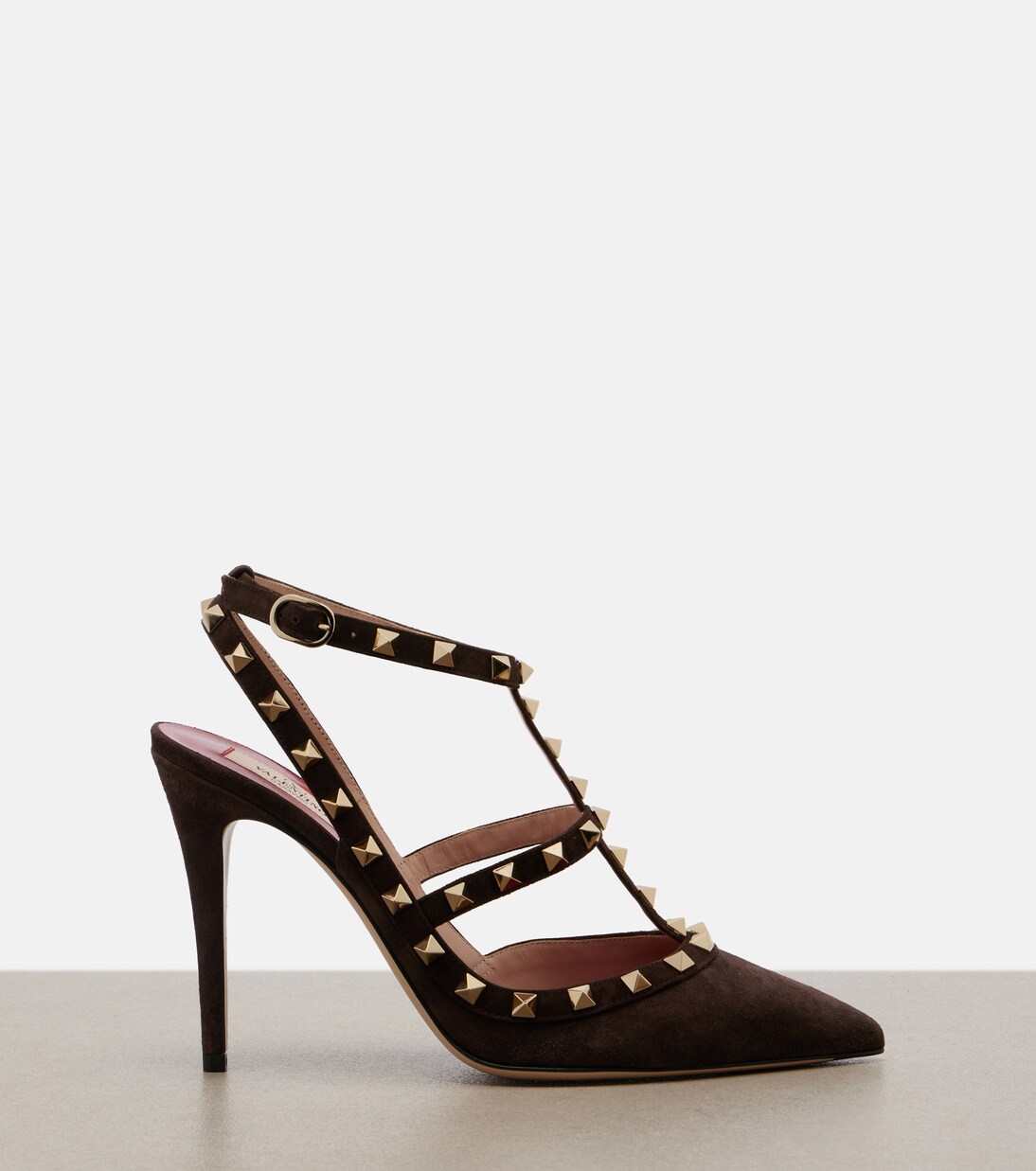 Rockstud 스웨이드 슬링백 펌프스 | Valentino Garavani
