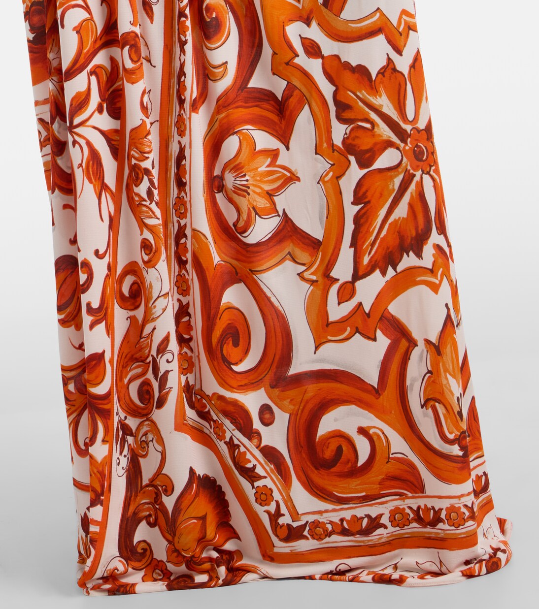 Majolica organza midi dress | Dolce&Gabbana