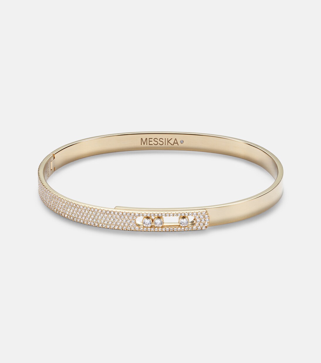 Pulsera Move Noa KM de oro de 18 ct con diamantes | Messika