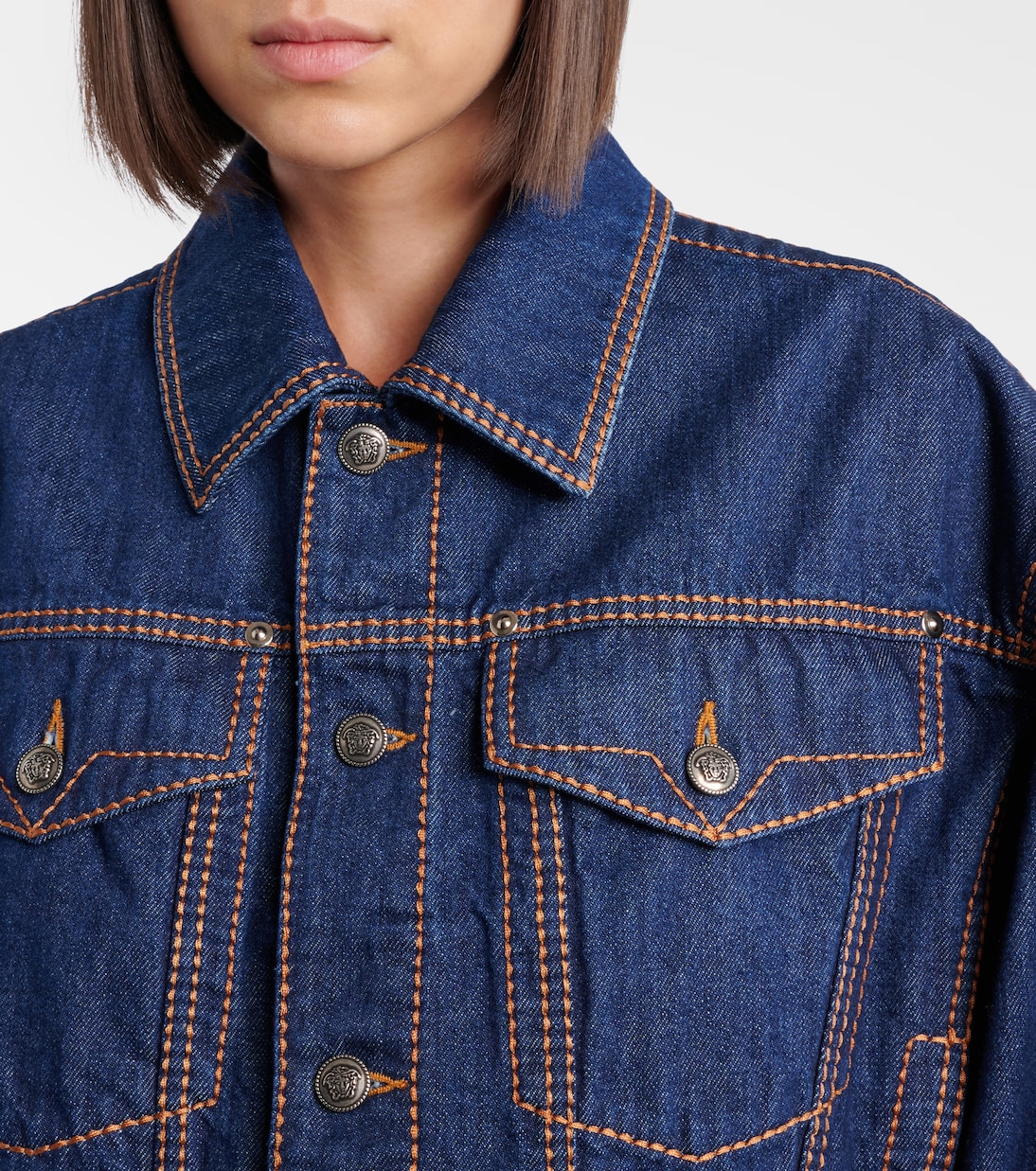 Medusa denim jacket | Versace