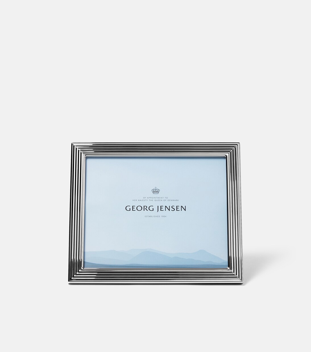 Cadre photo Bernadotte Large en acier inoxydable par Sigvard Bernadotte | Georg Jensen