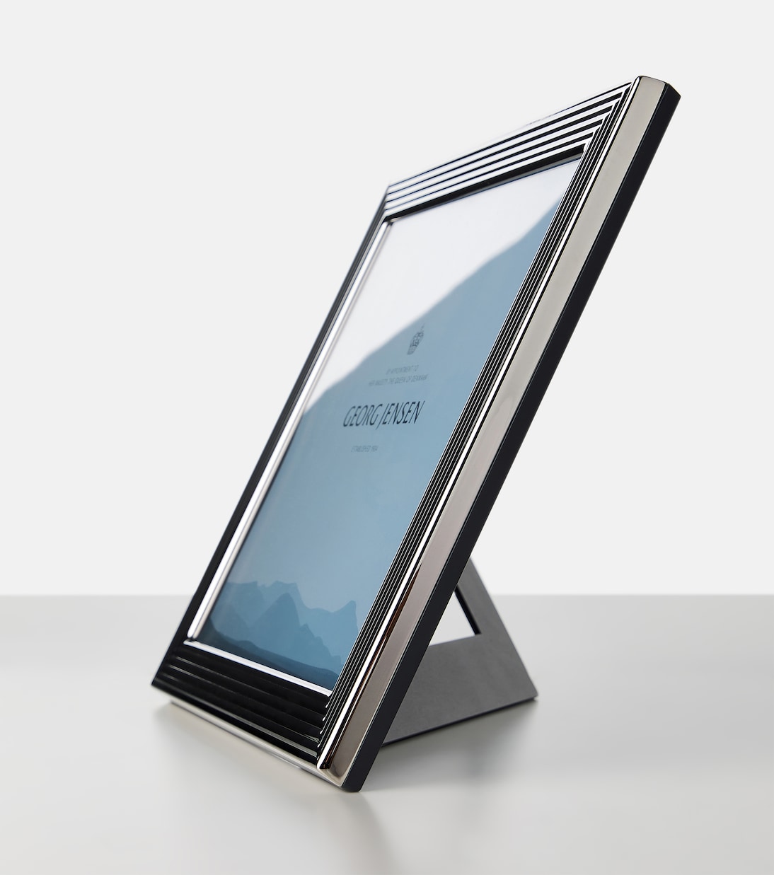 Cadre photo Bernadotte Large en acier inoxydable par Sigvard Bernadotte | Georg Jensen
