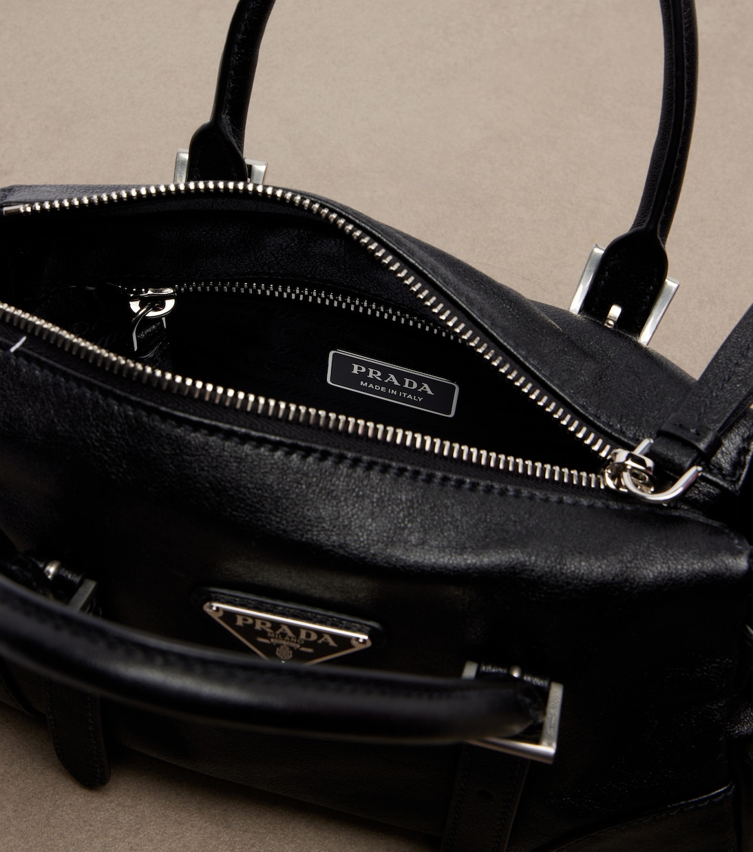 Henkeltasche Prada Bonnie Small aus Leder | Prada