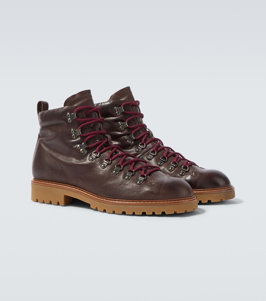 Leather lace-up boots | Eleventy