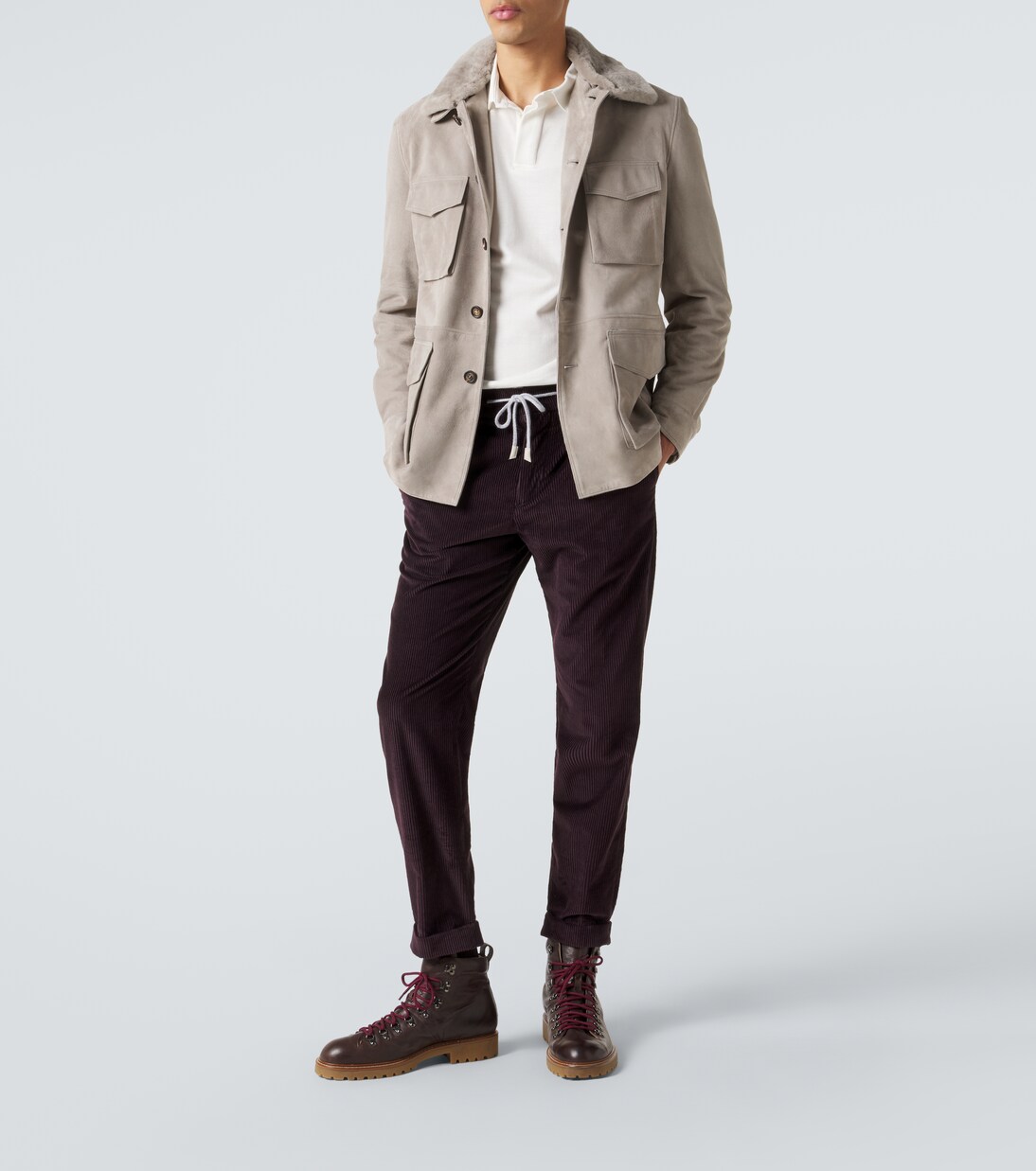 Leather lace-up boots | Eleventy